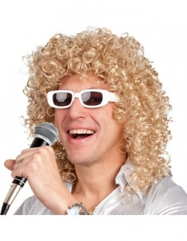 Perücke Singer mit Brille Imitationen