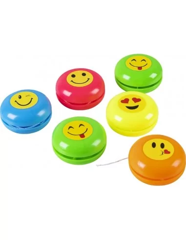 6 Yo-yos souriants 3.5cm Articles de fêtes