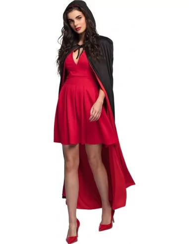 Cape Twilight noir/rouge 170cm Vestes, Capes & Ponchos