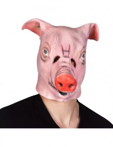 Latex-Kopfmaske Schwein Imitationen