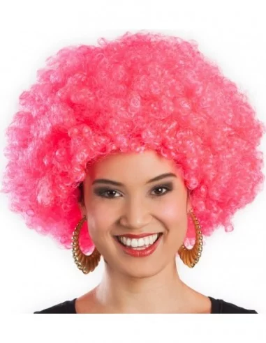 Afro-Perücke pink Imitationen