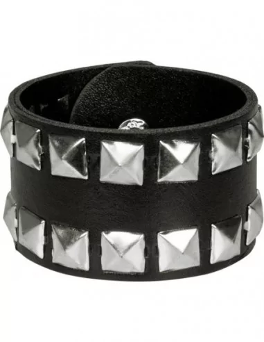 Kunstlederarmband Punk 12cm Imitationen