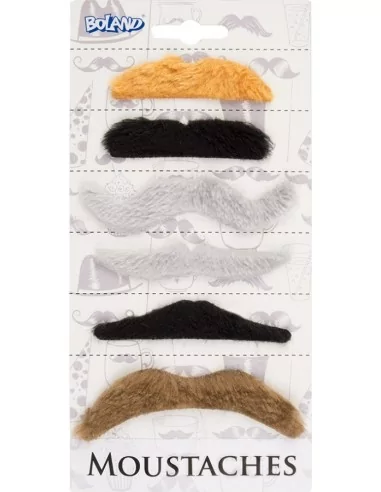 B01851 - 6 Moustaches assortis