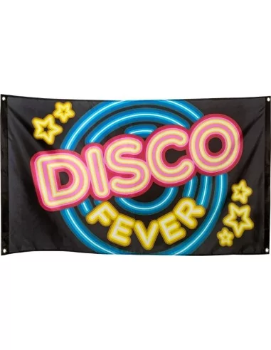B00752 - Stoff-Banner -Disco Feve-r 90x150cm