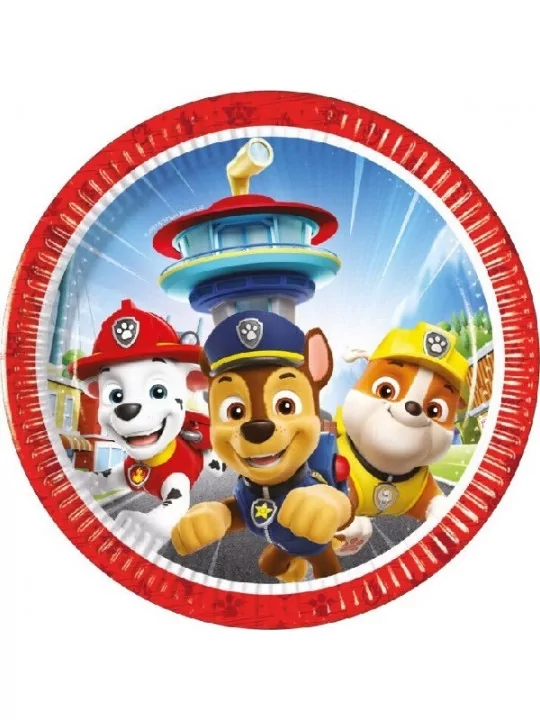 20 Servietten 33cm Paw Patrol - Rescue Heroes Geschirr und Servietten