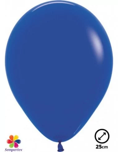 50 Sempertex-Ballons Ø 25cm Fashion blau Latex Ballons