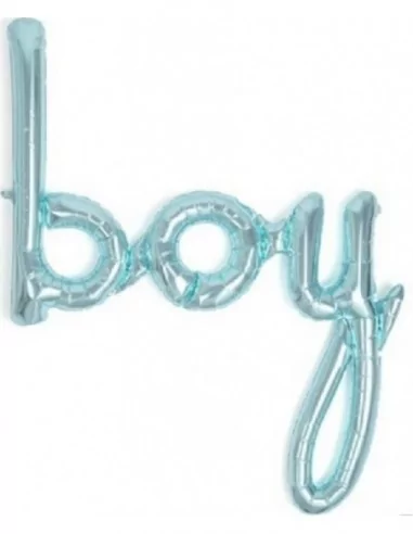 Ballon Script -Boy- Bleu 100cm Ballons Lettres & Scripts