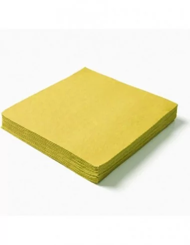 50 Serviettes Traiteur 40cm jaune Art de la table