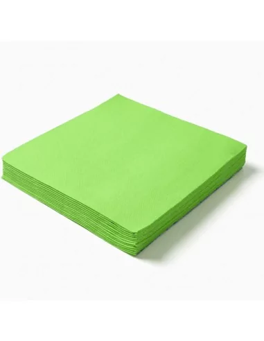 50 Serviettes Traiteur 40cm vert pomme Art de la table