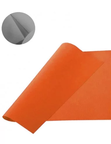 48m Tischläufer Vliesstoff 30x40cm Orange Gedeckter Tisch