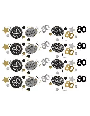 34gr Dekofetti Sparkling Celebration -80- Gedeckter Tisch