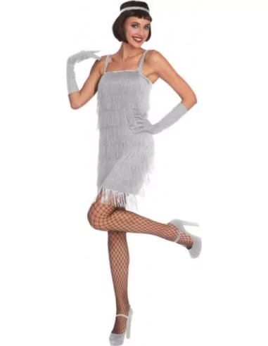 Déguisement Robe Flapper argent