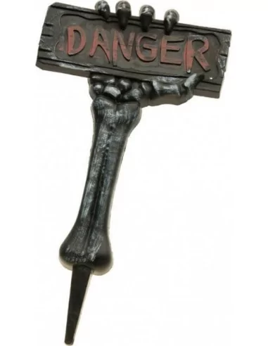 Panneau Main de Zombie -Danger- 53cm