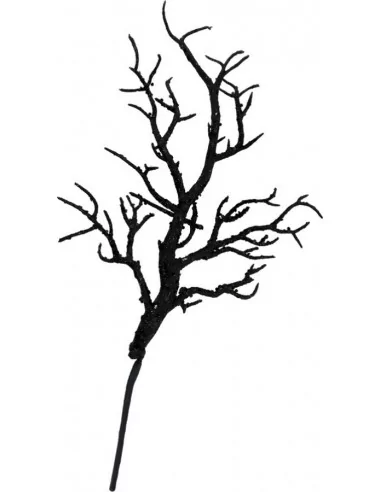 Grande Branche d'Arbre 74cm noir pailletée