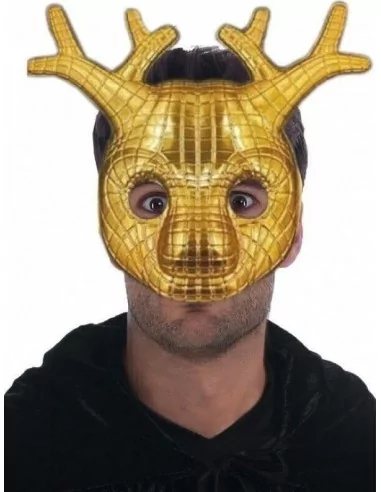 Maske Squad Killer Hirsch goldfarben