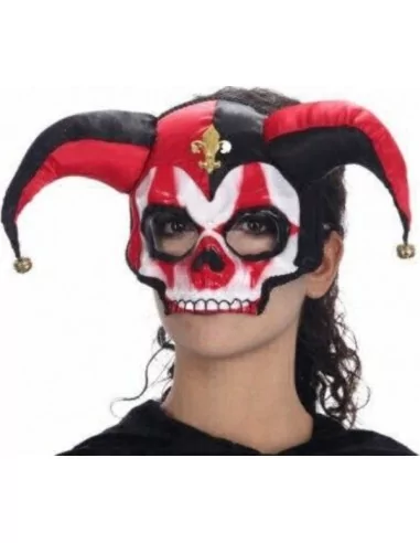 Harlekin Skull Maske