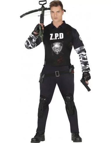 Kostüm Agent Zombie Police Departement