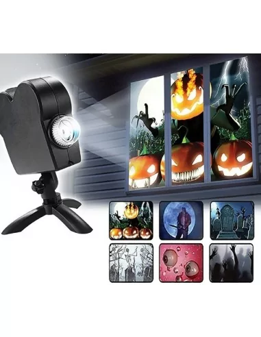 Projecteur fenêtre Halloween & Noël