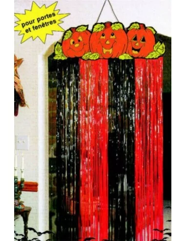 Rideau de porte aluminium halloween 86x137