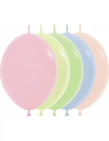 25 Ballons Sempertex Linkoloon Ø 30cm Pastel Matte assortis