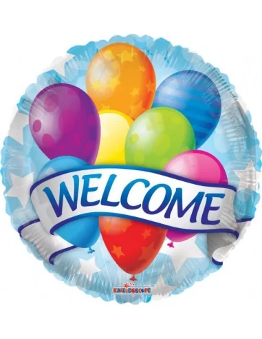 Ballon alu Welcome Party-Ballons rond 38cm