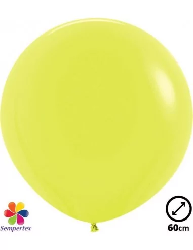 10 Ballons Sempertex Ø 60cm neongelb