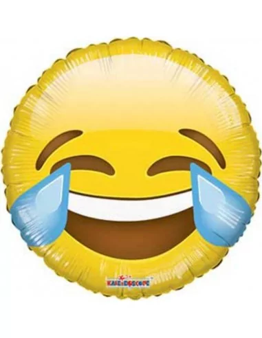 Folienballon Emoji Tränen lachen 38cm