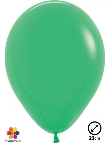 100 Ballons Sempertex Déco Ø 23cm Vert