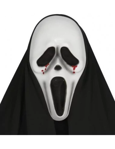 Scream Maske Blutende Augen