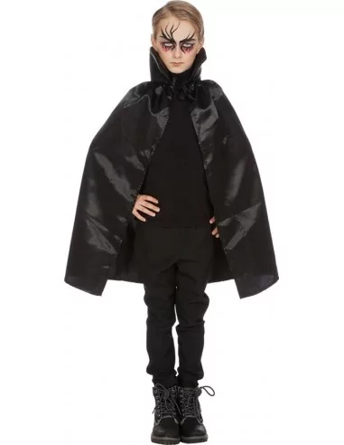 Cape noir pour enfants 140cm