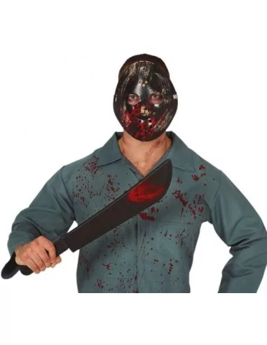 Set Maske und Machete 54cm