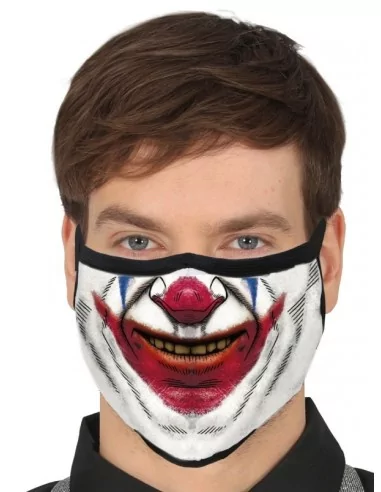 Stoffmaske Clown Killer