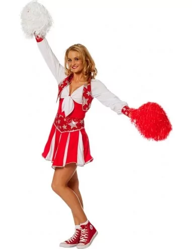 Kostüm in Miete Cheerleader Luxus rot