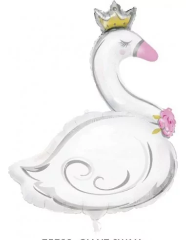 Ballon alu Figurine 98cm Cygne