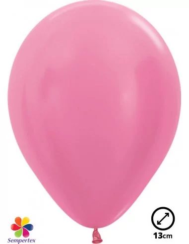 100 Ballons Sempertex Ø 13cm Satin Fuchsia Nacré