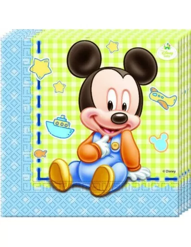 20 Servietten 33cm BABY Mickey