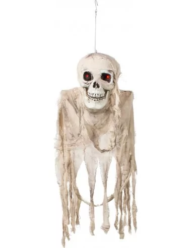 Décoration suspendue Screwy skull 80cm