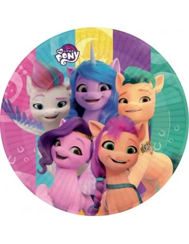 8 Assiettes carton 23cm My Little Pony