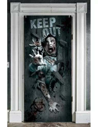 Décoration de Porte Attaque de Zombies