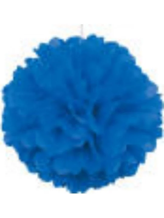 Fluffy Ball 40cm blau Saal Deko