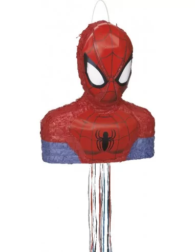 Piñata à ficelles Spiderman 50cm