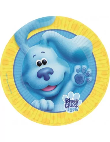 8 Assiettes carton 23cm Blue's Clues