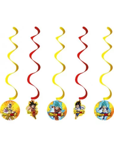 Set 5 Hängeleuchten Swirls Dragon Ball Z - Ø17cmx60cm