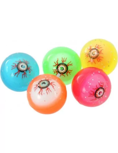 Balle Rebondissante Yeux Lumineuse 4.5cm mod. Ass.