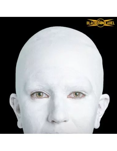 Totenkopf Glatze weiss Latex