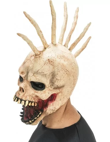 Masque Latex Tete de Mort Punk 22cmx45cm