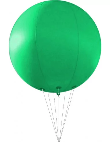 Fesselballon aus Vinyl Ø 180 cm grün