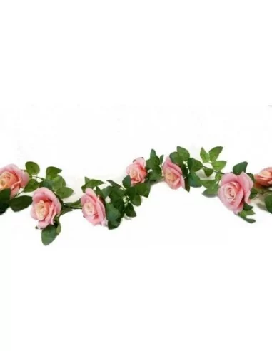 Guirlande de Roses 150cm rose