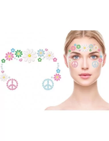 Sticker de Visage Hippie