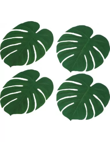 4 Feuilles de Palmier 34cm vert